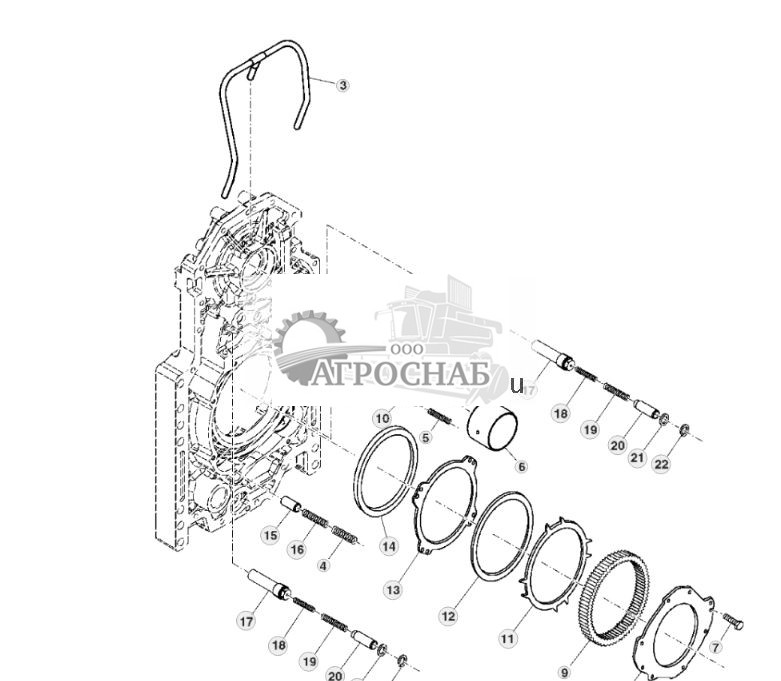 Картер трансмиссии, задняя крышка - ST394011 292.jpg